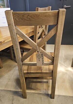 Maximus Solid Oak Seat Chair (Set of 4)