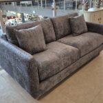 Grey Fabric 2 seater sofa bed