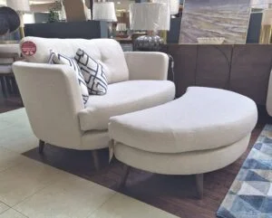 Lisbon Oval Cuddler Stool